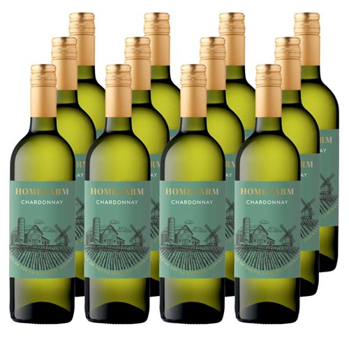 Case of 12 The Home Farm Chardonnay 75cl White Wine
